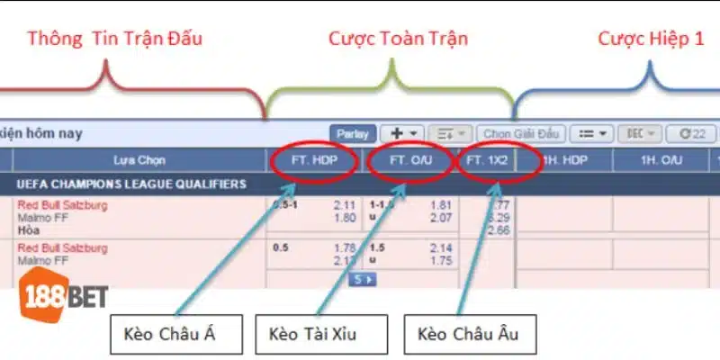 Cách đọc kèo châu Á dễ dàng